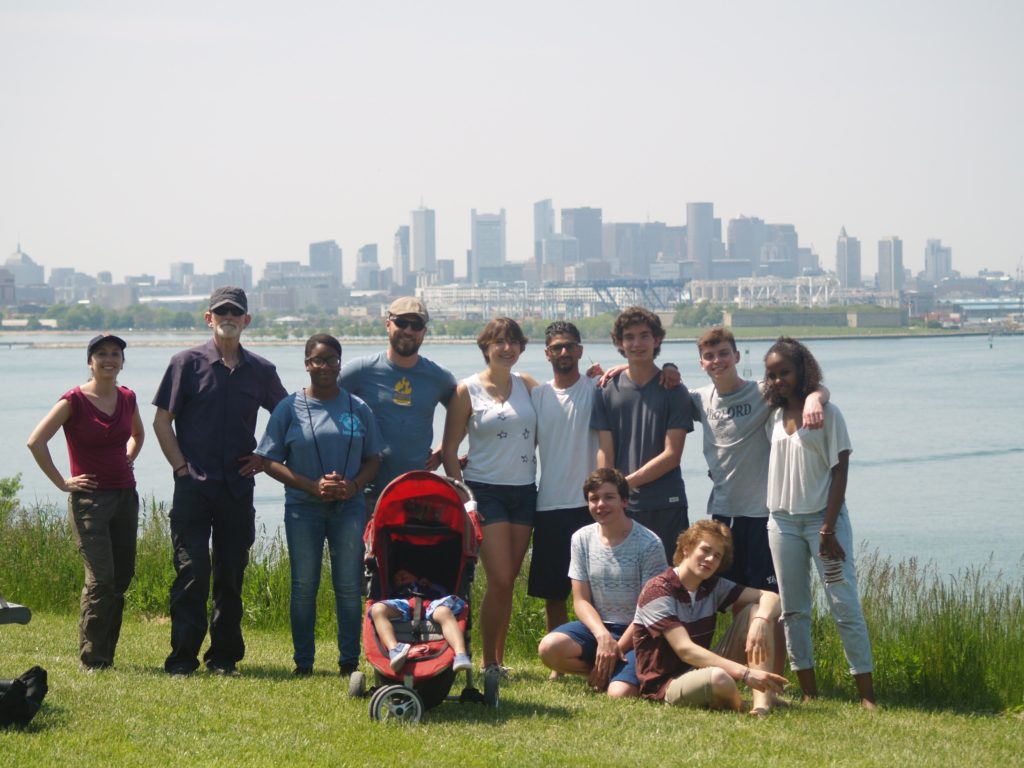 Mustangs of the Fells visit Spectacle Island last year in a lesson on how the park is part of the larger Boston Harbor watershed.
