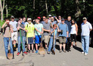 Volunteers from the local Freemasons lodge